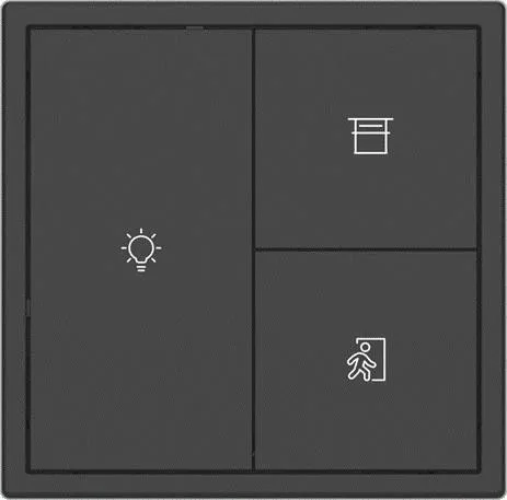 Умная панель Tile Series 2.1, 3 кнопки, пластик MPBT-3B-KT.18