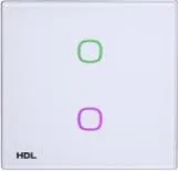 Sensorli panel iTouch Series, 2 ta tugma, EU standarti, EU 1 M/TBP2.1-A2