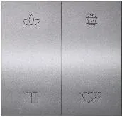 Aqlli panel Eave Series, 4 ta tugma MPBX-4B-BP.18