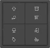 Умная панель Tile Series 2.1, 8 кнопок, пластик MPBT-8B-KT.18
