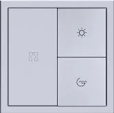 Умная панель Tile Series 2.1, 3 кнопки, металл MPBT-3B-KT.18