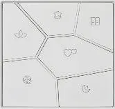 Умная панель Inkslab Series, 6 кнопок, пластик MPBY-6B-BP.18