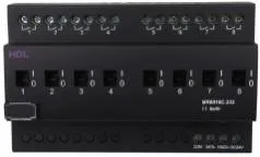 Силовой релейный актуатор, 8 каналов, 16 А, с контролем тока HDL-MR0816C.232