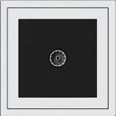 TV rozetkasi (kabel televideniesi) Xelent Series, 1 ta port, fil suyagi rang / ko‘mir kulrang MPVXL-1C-NP.18