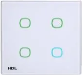 Сенсорная панель iTouch Series, 4 кнопки, стандарт EU HDL-MPT4.48-A