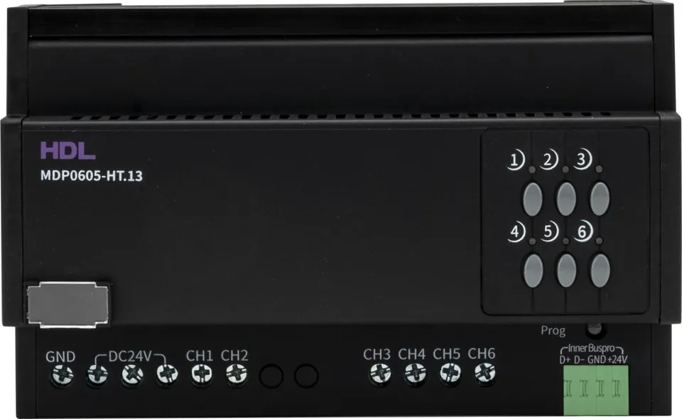 ШИМ-диммирующий актуатор, 6 каналов, 5 А MDP0605-HT.13