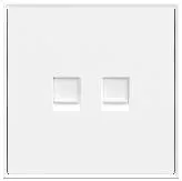 Розетка Ethernet (RJ45) Inkslab Series, 2 порта MPEY-2E-NP.17