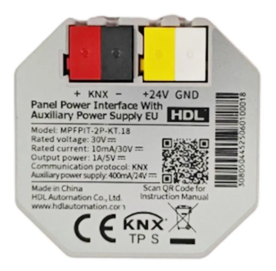 Panel quvvat interfeysi, EU standarti MPFPIT-2P-KT.18