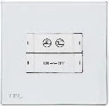 Умная панель iFlex Series, 2 кнопки, стандарт EU M/P02.2-A2