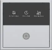 Aqlli eshik qo‘ng‘irog‘i Tile Series 2.1, metall MPDT-1B-BP.18
