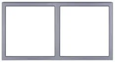 Рамка Tile Series 2.1, 2-постовая, металл MPFT-2GFH-NP.18