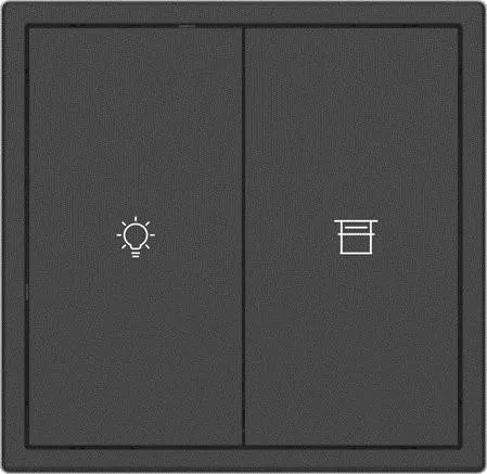 Умная панель Tile Series 2.1, 2 кнопки, пластик MPBT-2B-BP.18