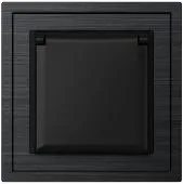 Namlikdan himoyalangan quvvat rozetkasi (EU standarti) Xelent Series, qora MPSXL-G16P-NP.18