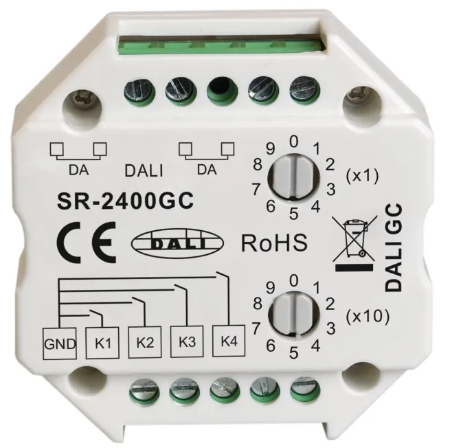 Кнопочный коммутатор (коплер) DALI SR-2400GC