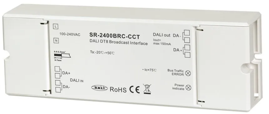 DALI keng efir interfeysi SR-2400BRC