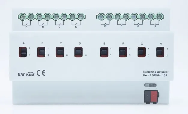 Актуатор KNX SR-KNX9540-8CH-DIN