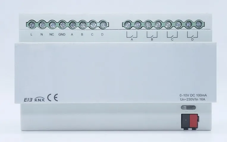 KNX-диммер для LED, 0/1–10 В SR-KNX9530-4CH-DIN