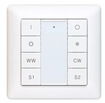 Кнопочная панель DALI DT6/DT8 SR-2422K8-CCT-G1-S2(DT8)