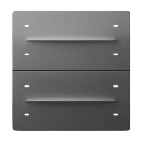 Сенсорная KNX-панель iXm 3″, 8 кнопок, отделка Terra Gray, с датчиком качества воздуха (AQI) ITR333-2855