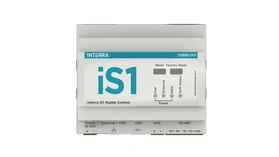 PoE va KNX li iS1 master-kontrolleri ITR890-0110