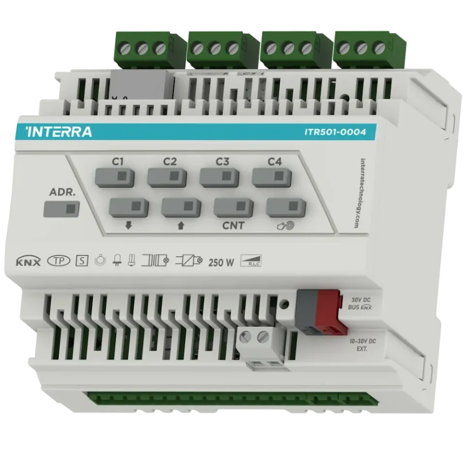Interra KNX universal dimmer aktuatori, 4 kanal ITS501-0004